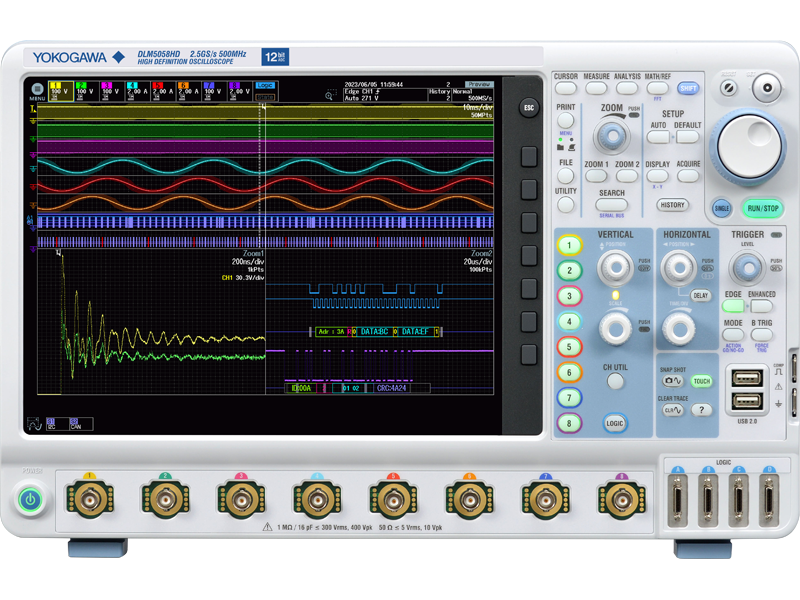 DLM5000HD 系列高分辨率示波器